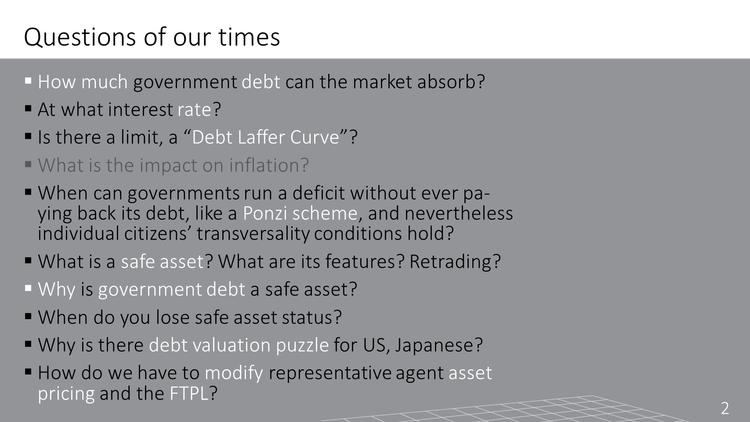 Debt as Safe Asset